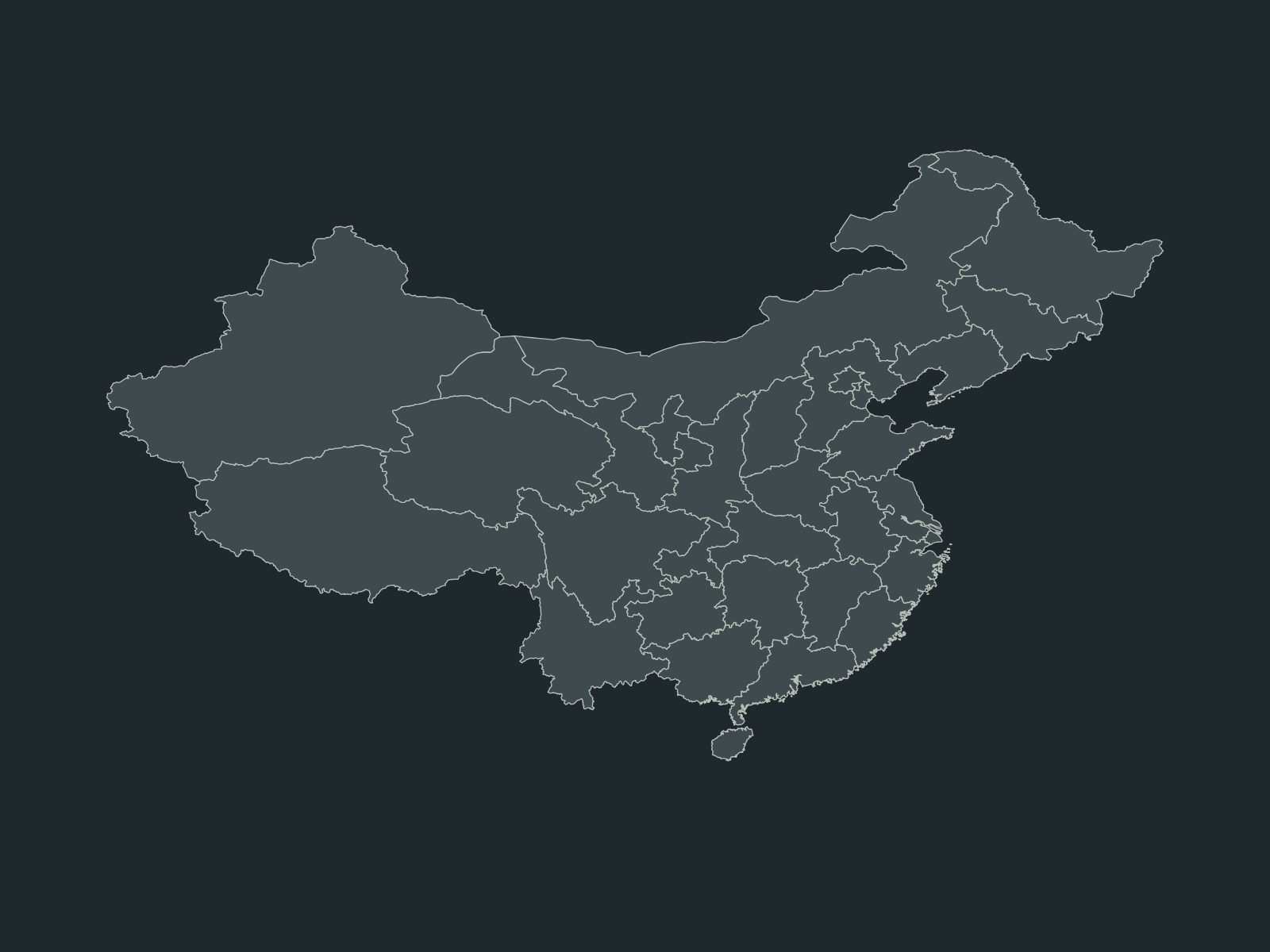 中国 map